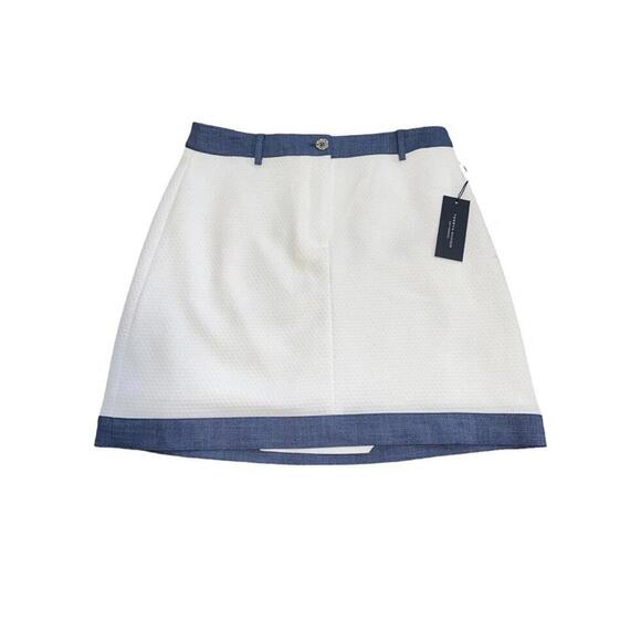 Tommy Hilfiger Dresses & Skirts - Tommy Hilfinger Blue & White Skirt NWT Size 6